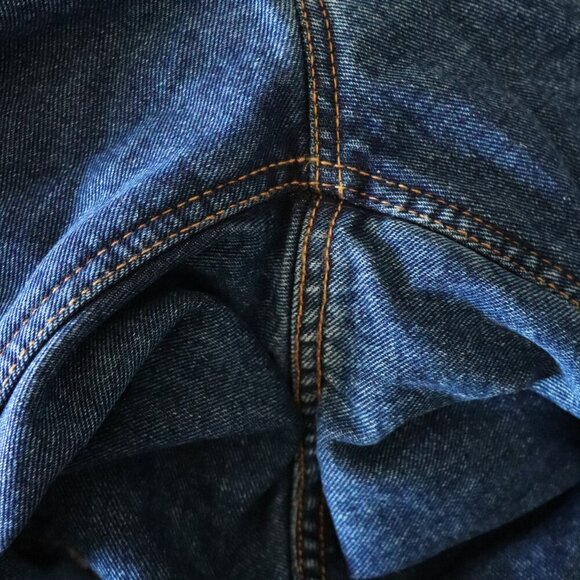 Work King Men's 36Wx30L Blue Denim Thermal Fleece Lined Straight Leg Jeans - Picture 7 of 10